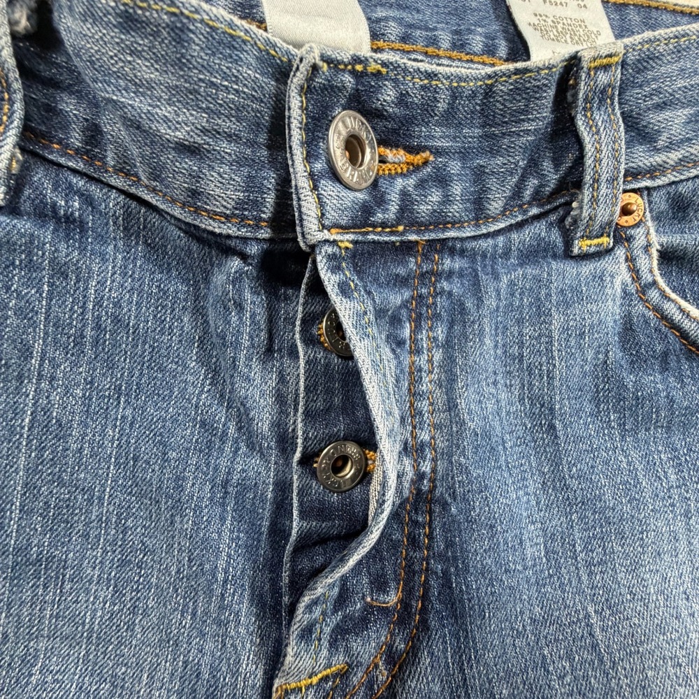 Lucky Brand Easy Rider Jeans Womens 10/30 Straight Leg Button Fly Made in USA - Picture 3 of 11
